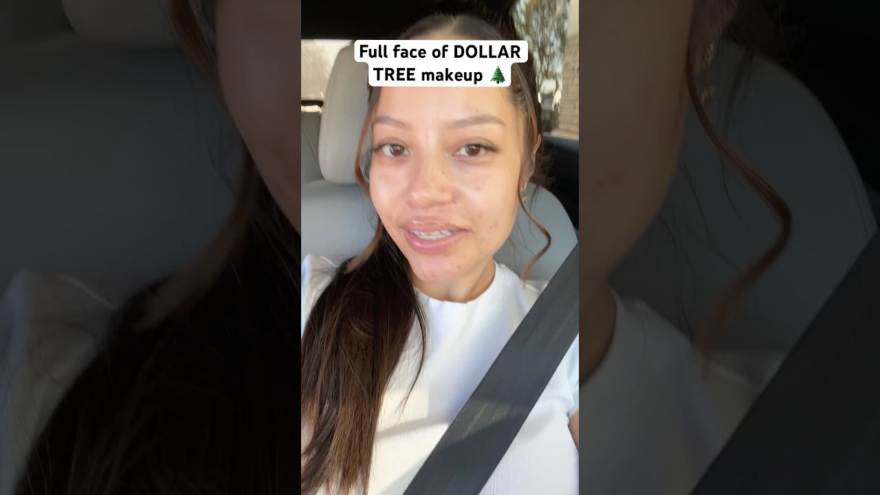 Can we really do a full face with only DOLLAR TREE makeup?? 😱