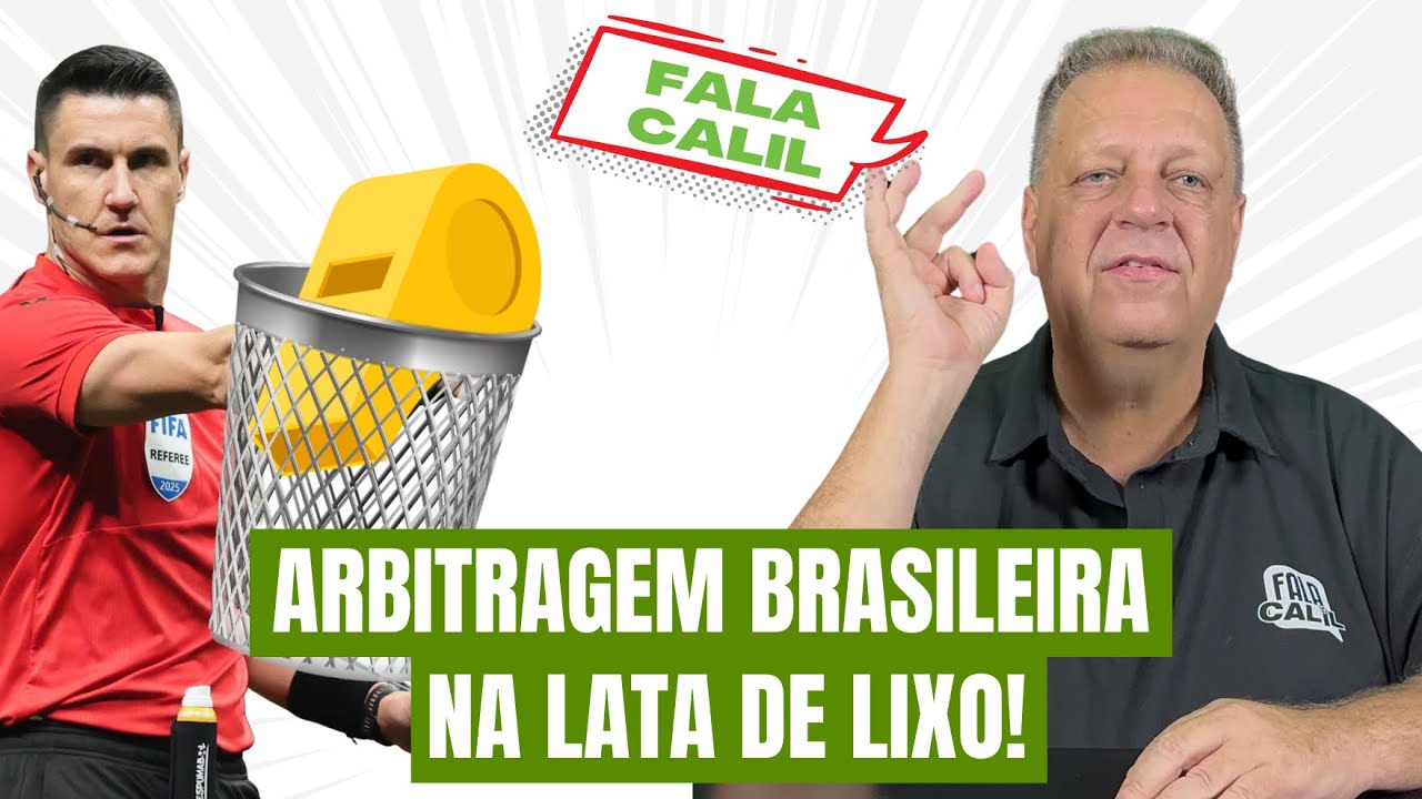 ARBITRAGEM BRASILEIRA NA LATA DE LIXO! 