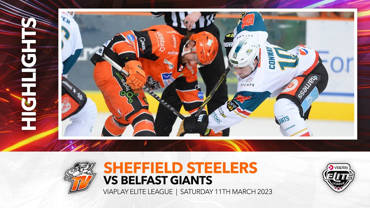 Sheffield Steelers v Belfast Giants - EIHL - 11th March 2023