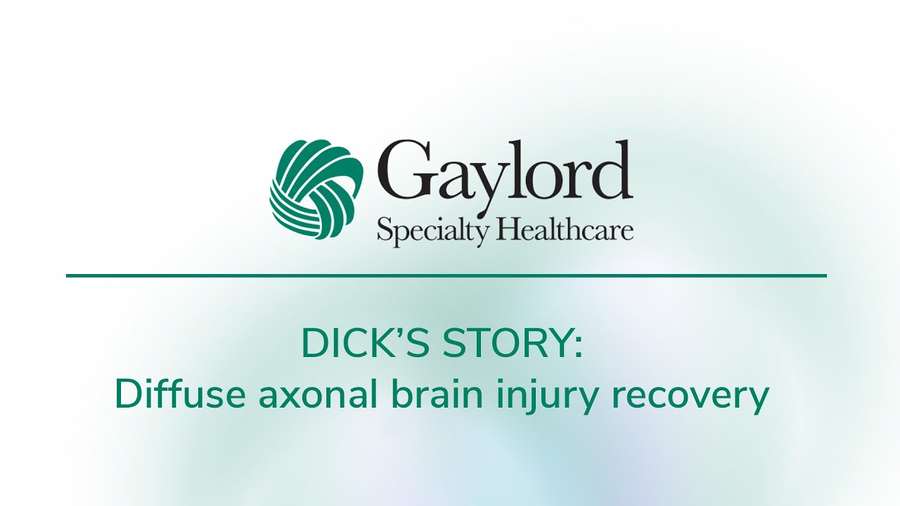 Dick's Story: Diffuse axonal brain injury recovery