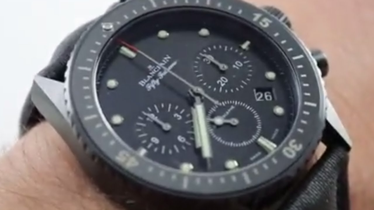 Pre-Owned Blancpain Fifty Fathoms Bathyscape Flyback Chronograph 5200-0130-B52A Luxury Watch Review