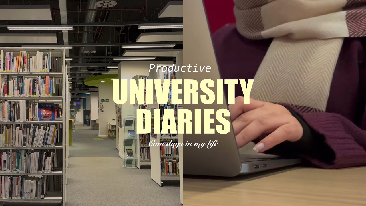 Winter routine of a student 🎧❄️ | 6AM productive days, classes, study vlog