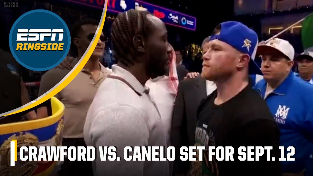 Terence Crawford vs. Canelo Alvarez announced for Sept. 12 | ESPN Ringside (via @DAZNBoxing)