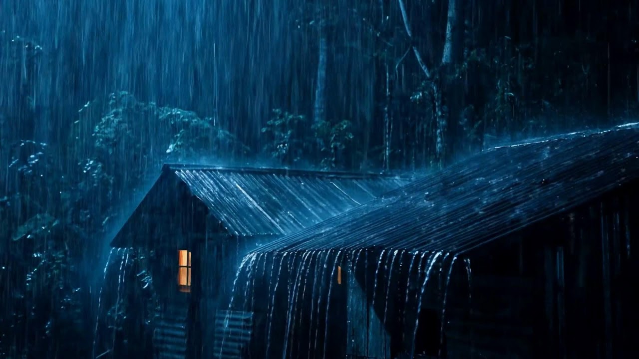 Heavy Rain and Rolling Thunder – Deep Sleep Rain Sounds for Calm and Restful Night