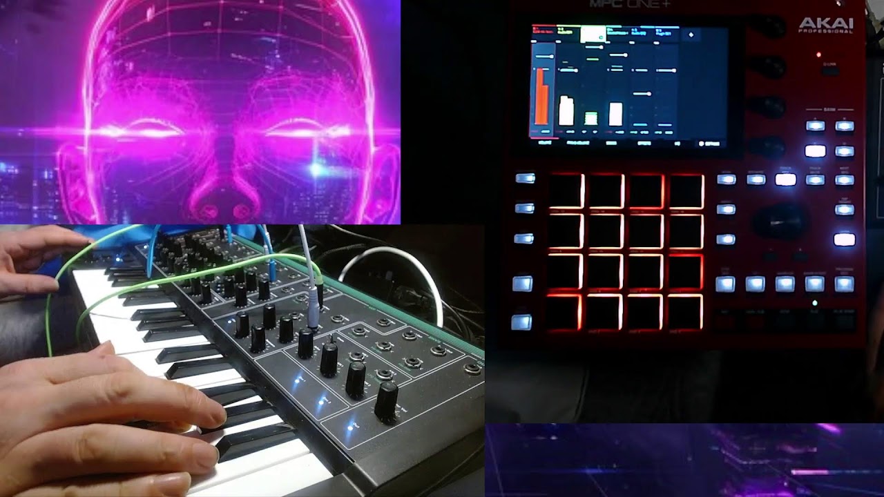 Pwm Malevolent Synthesizer and MPC one plus fun