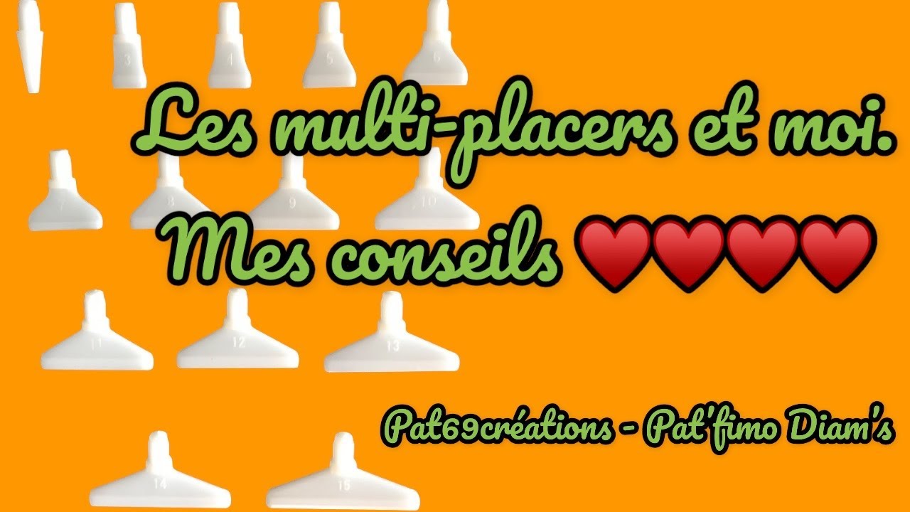 COMMENT J'UTILISE LES MULTI PLACERS #diamondpainting #diamantpainting #onedaysaving #conseils