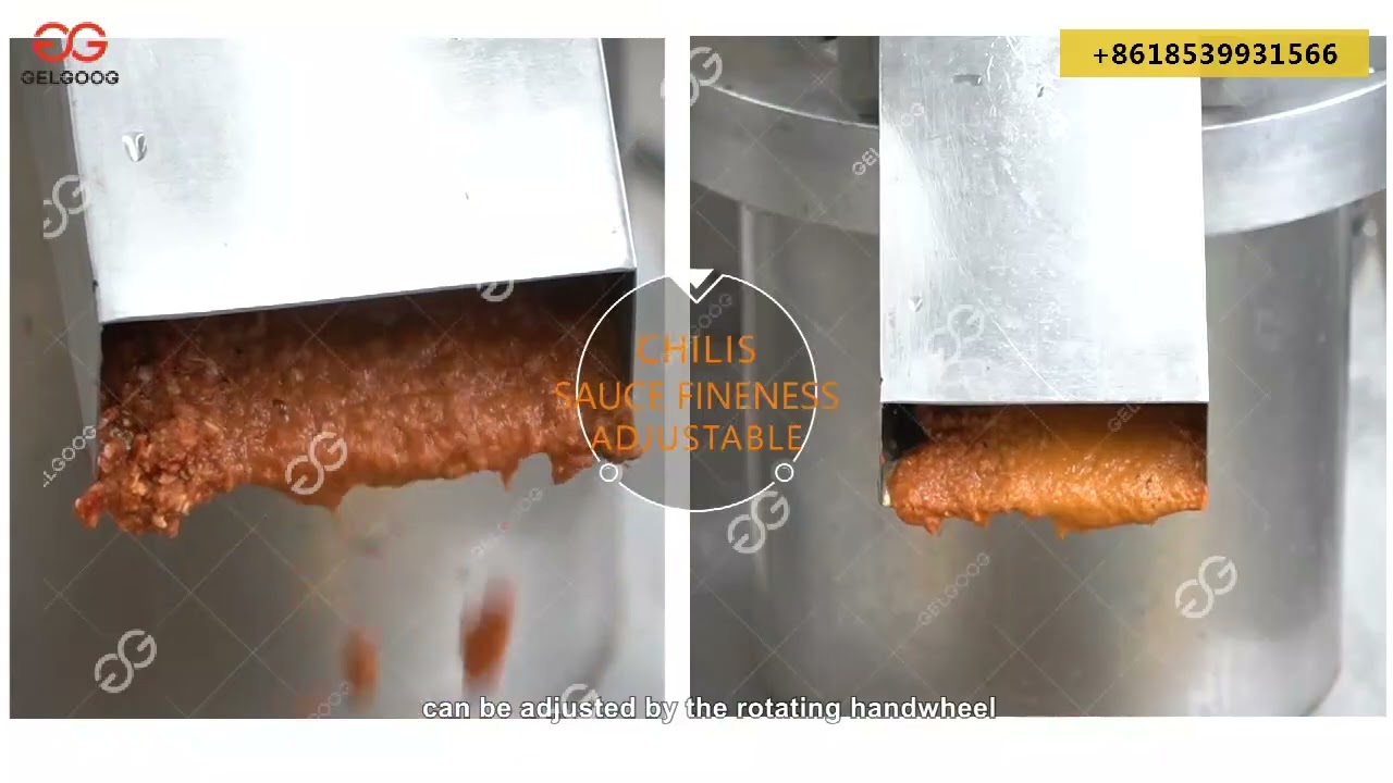Chilli Pepper Paste Production Line Chili Paste Making Machine