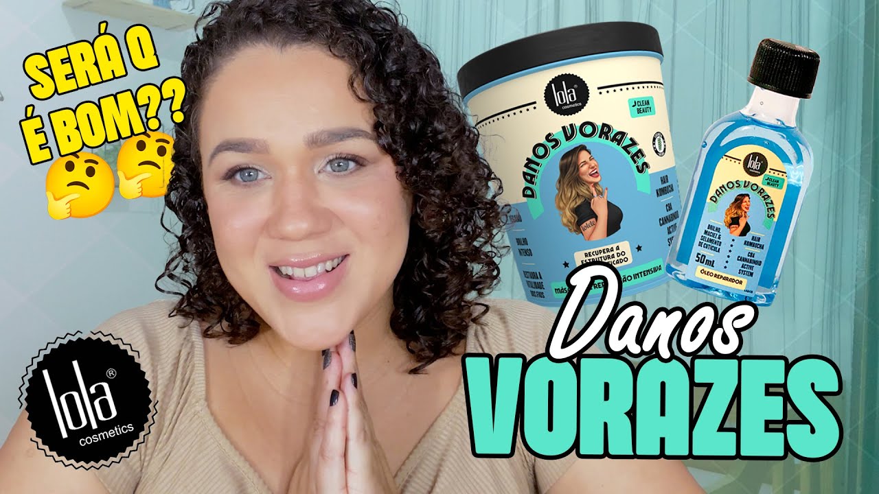 TESTEI Linha Danos Vorazes @lolacosmeticstv l É BOA ?! ll Beleza Proletária