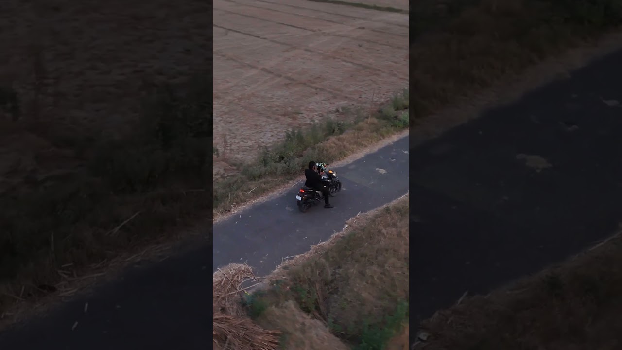 bike rides || drone view || 