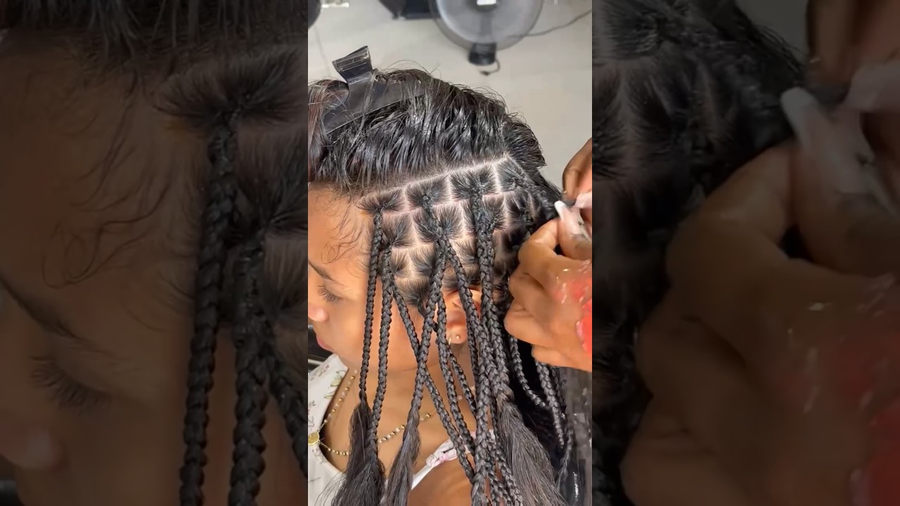 Trenzas africanas  #trenzados #hairstyles #braids #africa #peinados #trenzas  #kanekalon