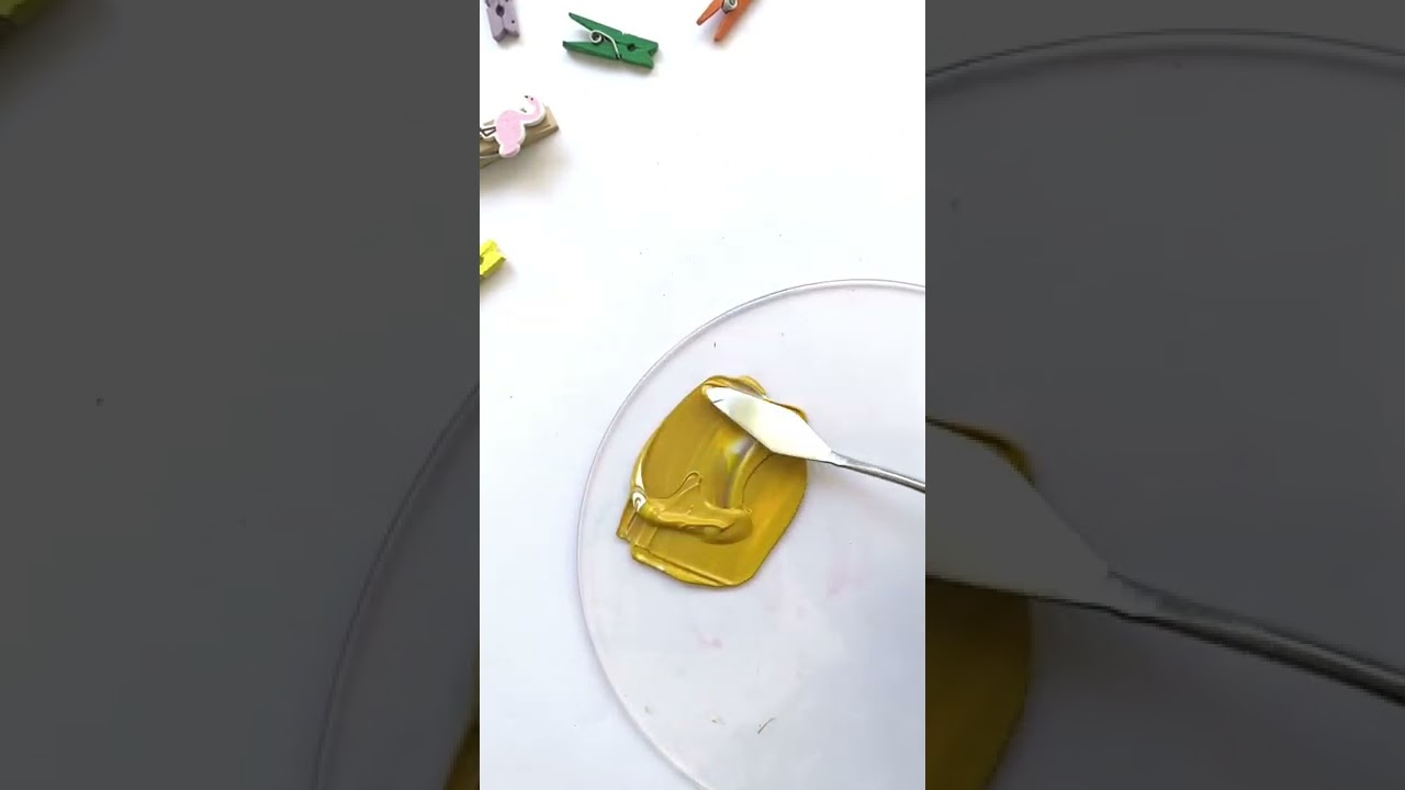 Harvest Gold | Color Mixing Tutorial #painting #color #tutorial #trending #shorts #shortvideo #short