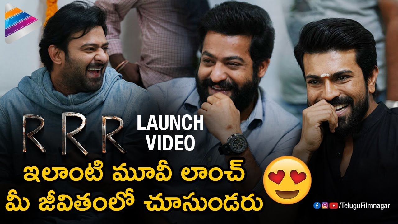 RRR Launch BEST Moments | Jr NTR | Ram Charan | SS Rajamouli | Prabhas | Chiranjeevi | MM Keeravani