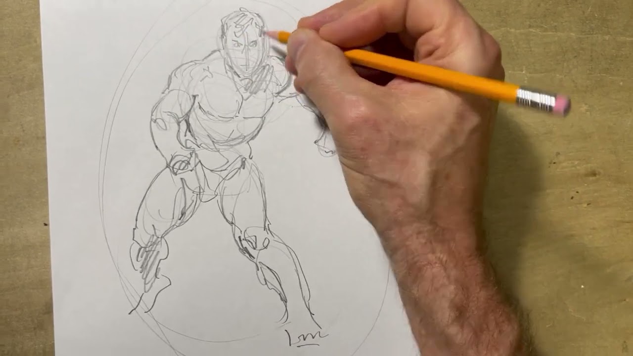 Figure Drawing using Flipping, Reversing, Error Checks, Corrections for Anatomy & Proportions