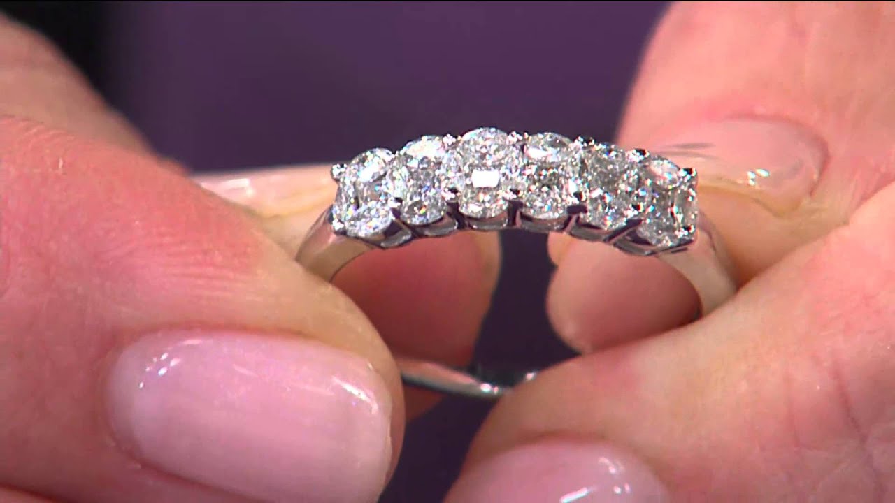 6-Stone Cluster Design Diamond Ring, 14K Gold 6/10 cttw by Affinity with Rick Domeier