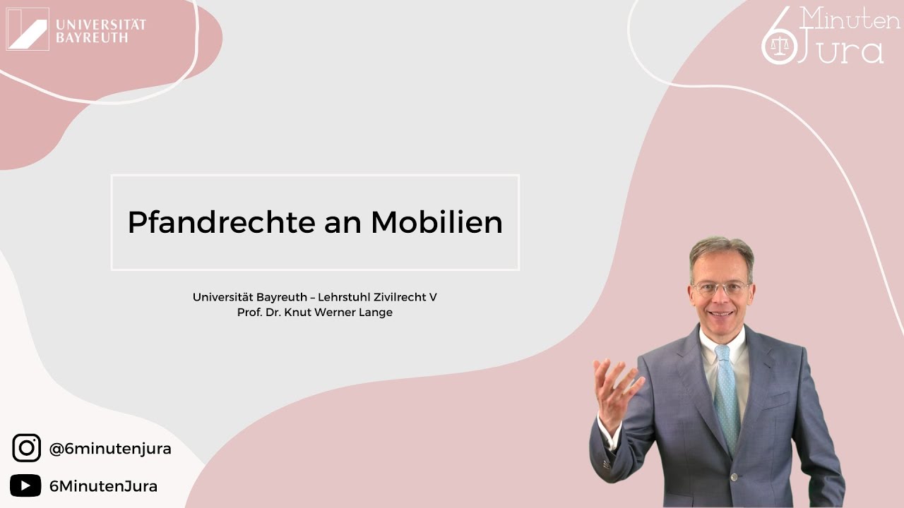 Pfandrecht an Mobilien