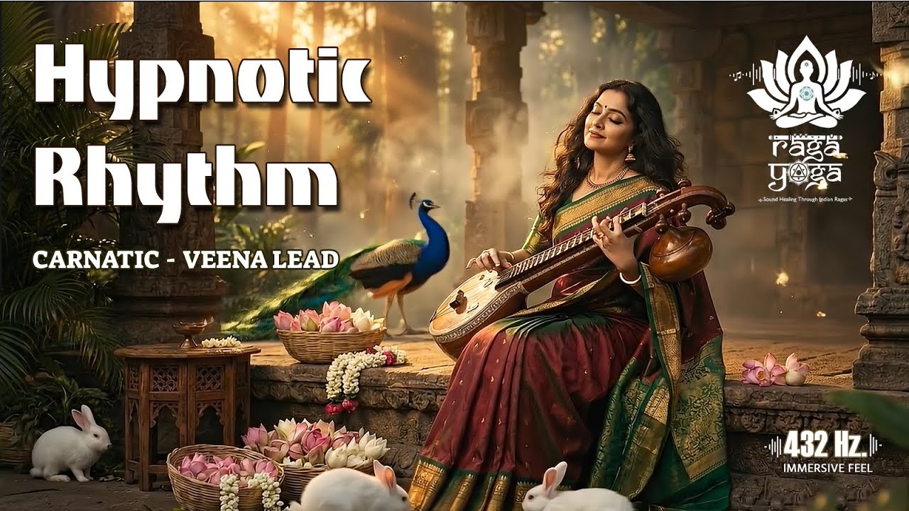 Deep Divine Veena Meditation Music 432 Hz | Soul Soothing Indian Classical Raga for the Inner Peace