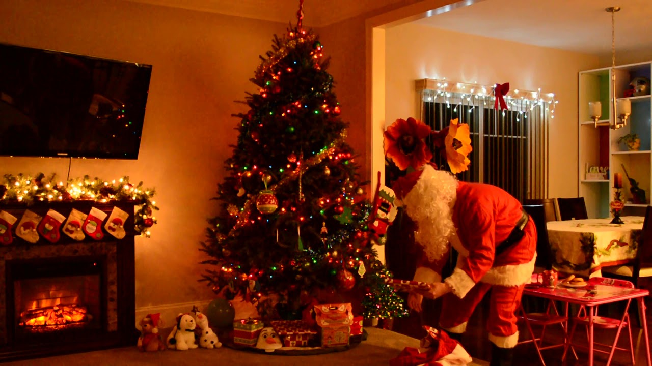 Santa is Bringing Presents to Children