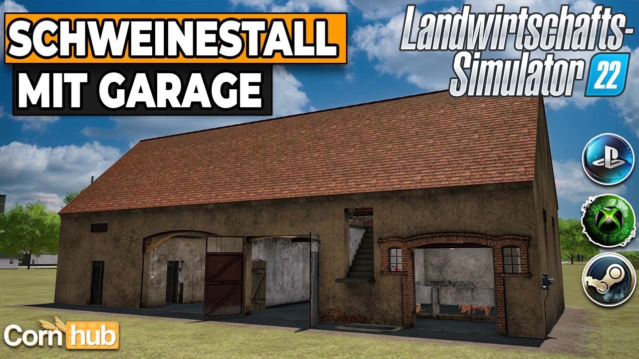 LS22 Mods - Schweinestall mit Garage - LS22 Modvorstellung