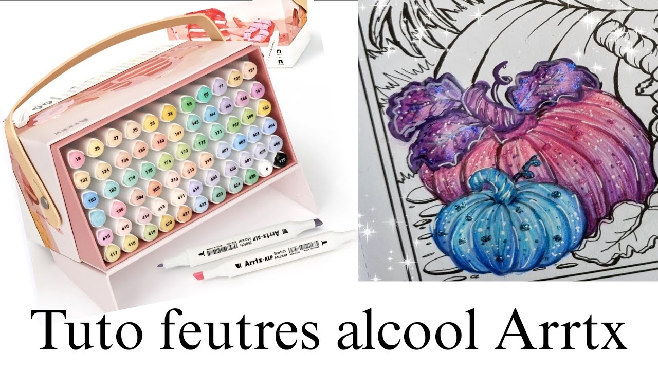 Tuto feutres alcool pastels Arrtx 🩷🎀🌸