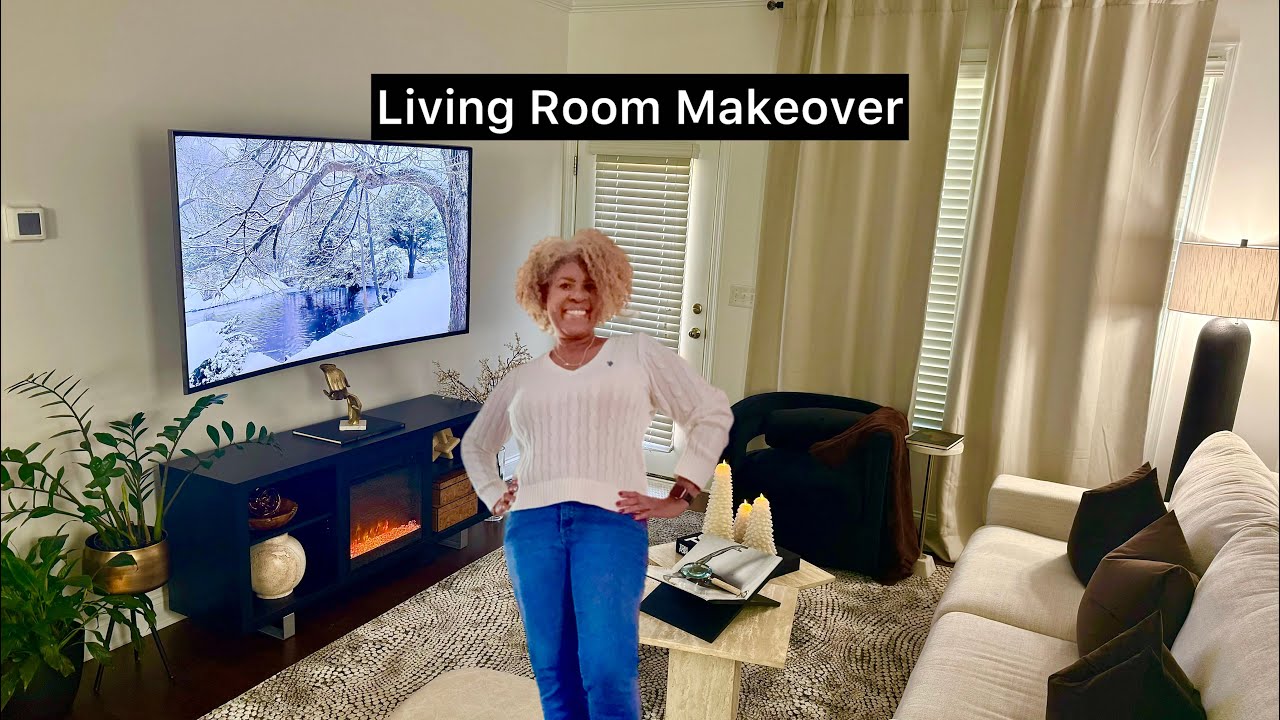 WINTER LIVING ROOM RESET | DECORATE WITH ME  #homedecor #budgetfriendly #howto