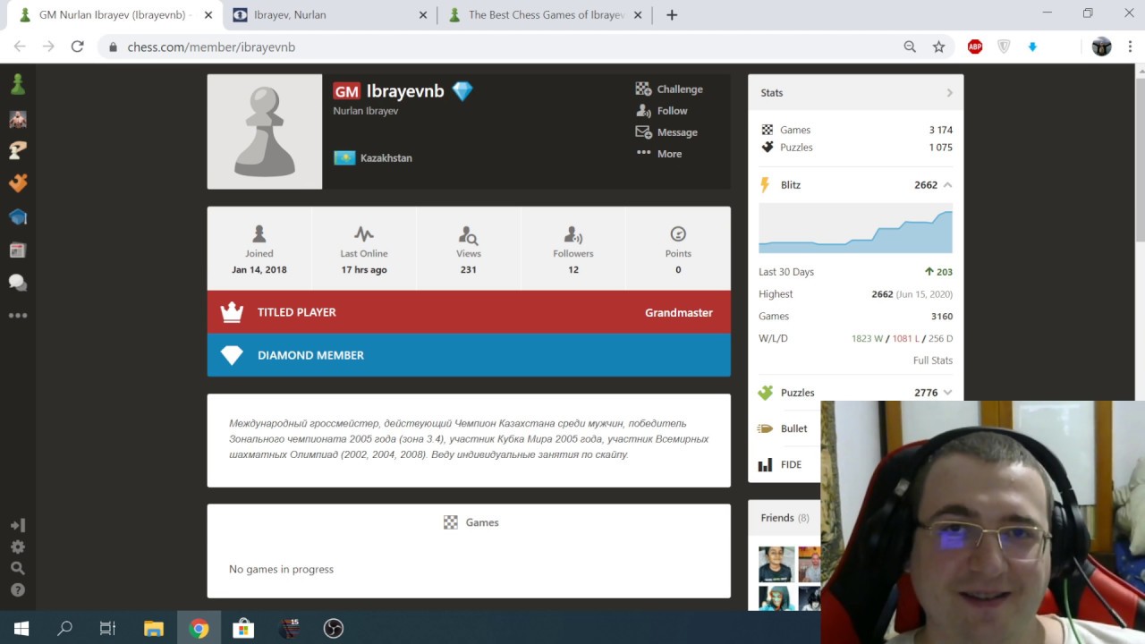 Шахматы-Почему аккаунт GM Ibrayevnb не получает бан на chess.com?