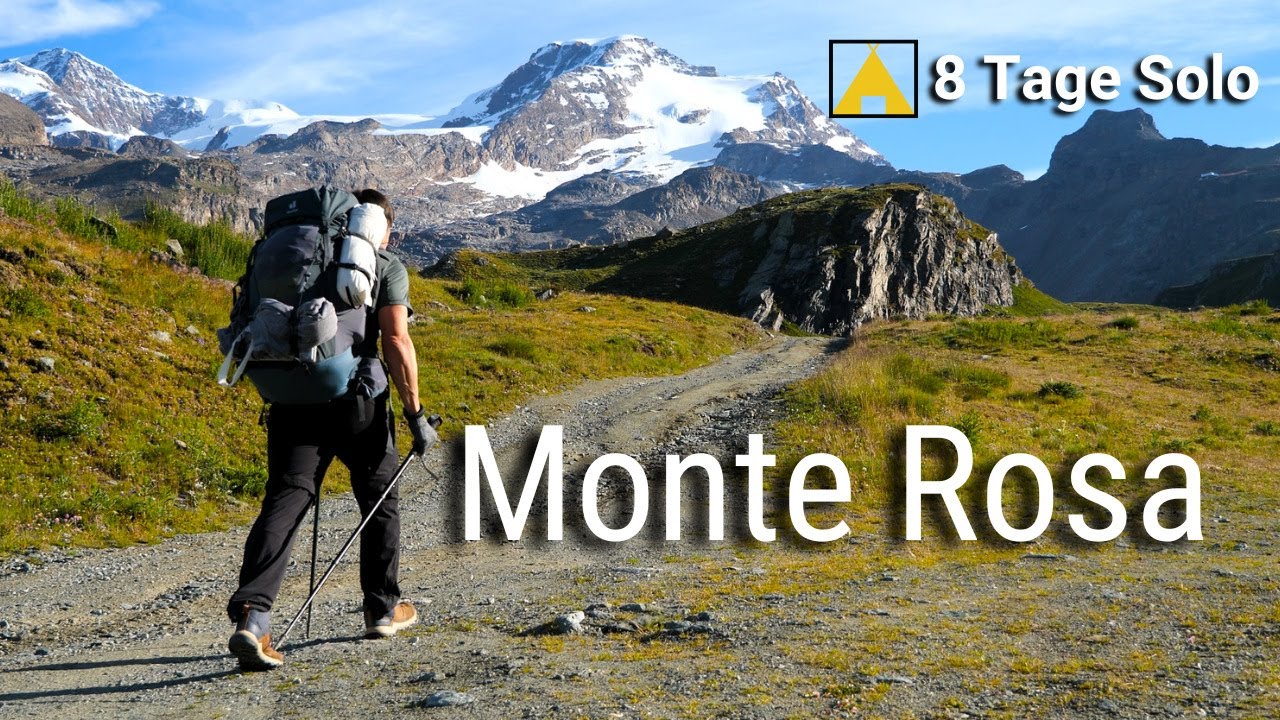 Tour of Monte Rosa: 160km in 8 Tagen mit Zelt