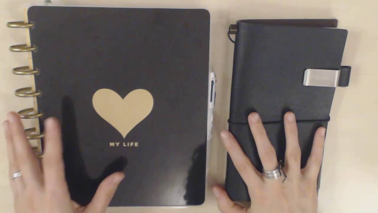 Planner addict dilemma: Happy Planner vs Traveller's Notebook