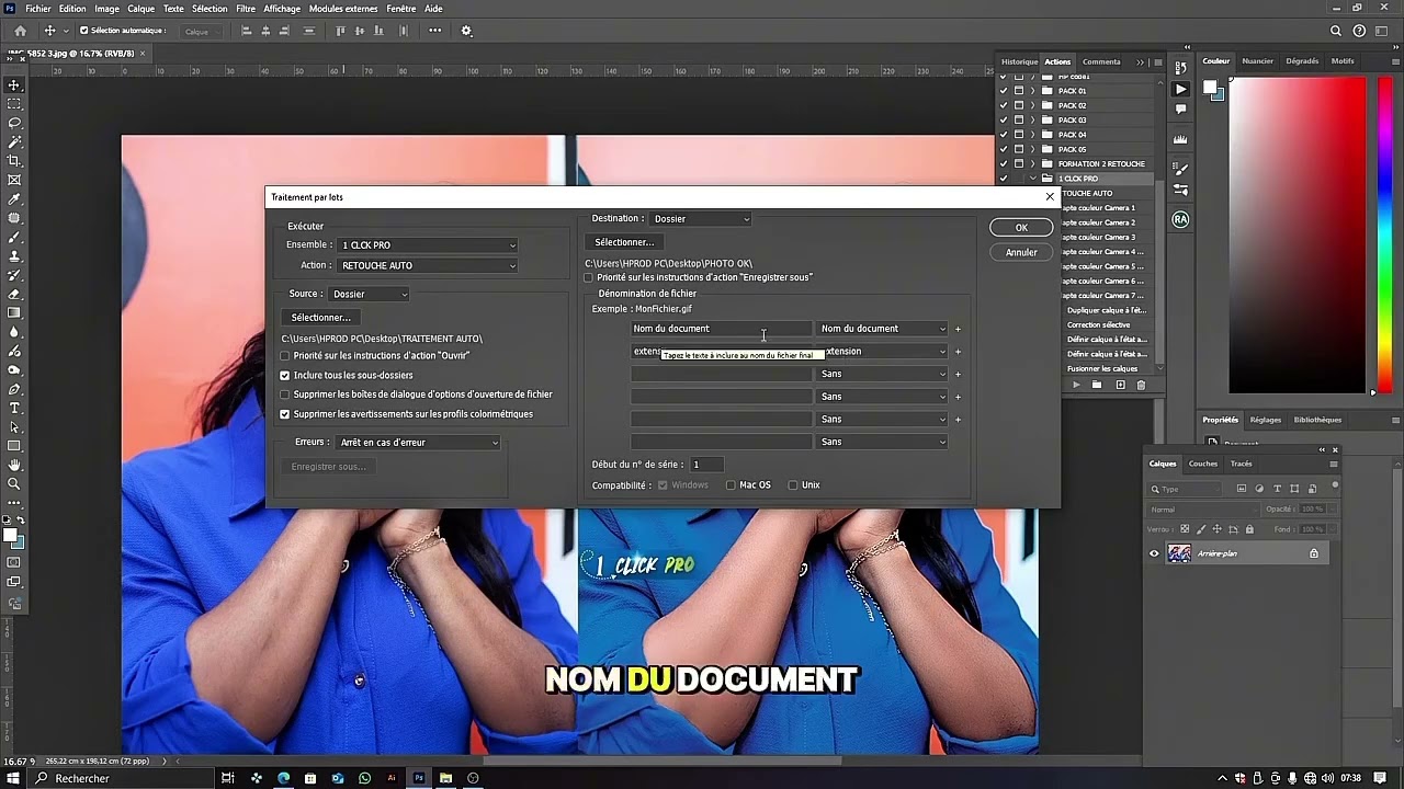 Comprendre le traitement automatique sur Photoshop (Retouche photo pro)2026