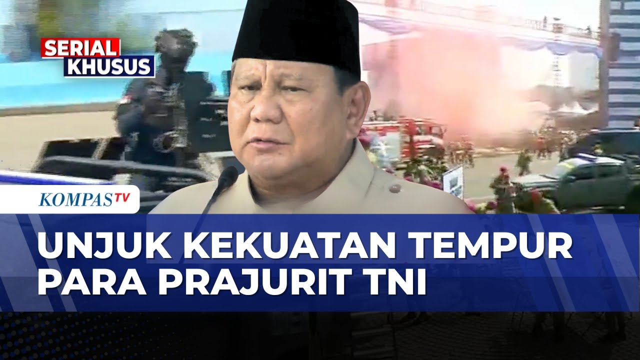 Keren! Atraksi Unjuk Kekuatan Tempur Prajurit TNI di HUT ke-80, Disaksikan Presiden Prabowo