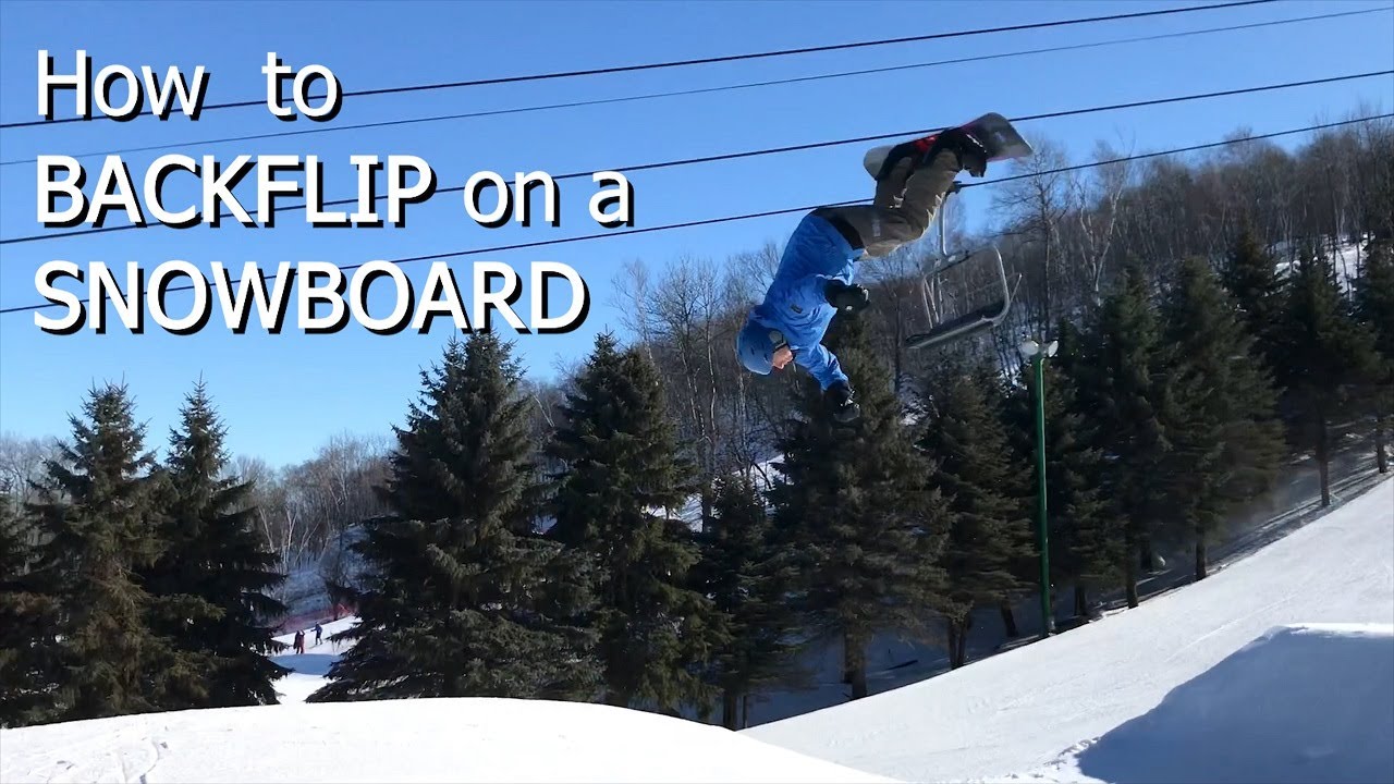 How to Backflip on a Snowboard