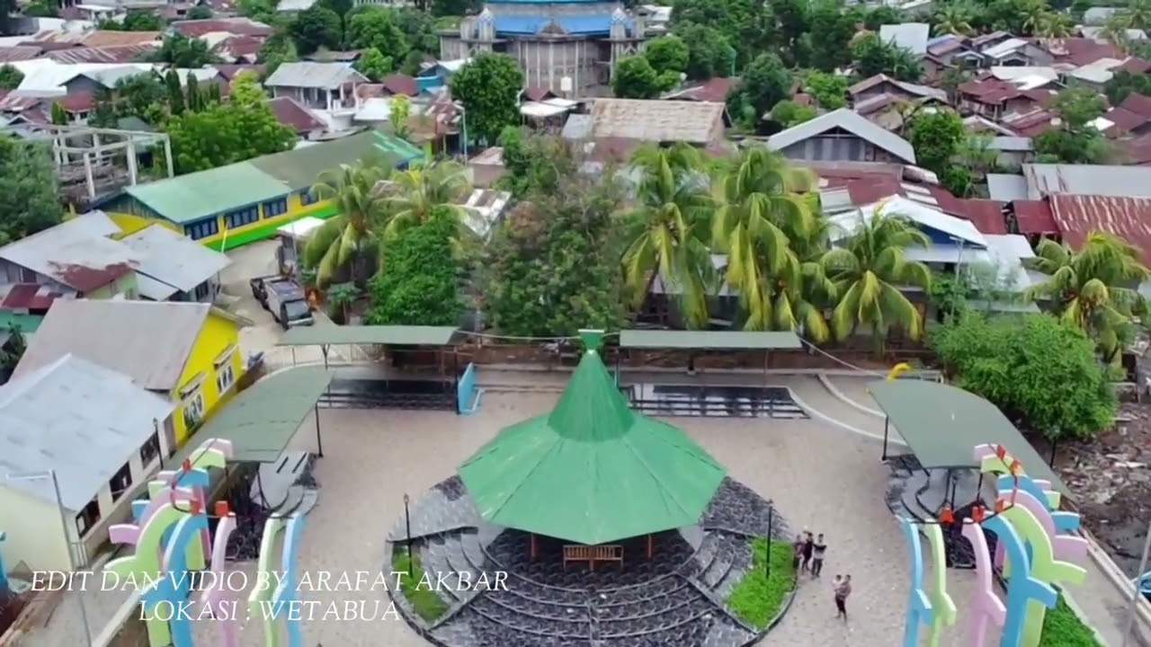 VIEW ATAS WETABUA KAB.ALOR NTT DENGAN DRONE KF101 PRO