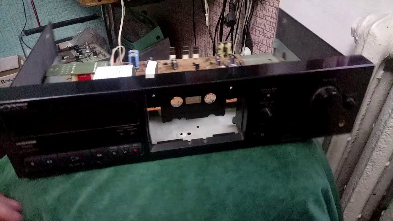 магнитофон SONY TC-K361 кассетная дека (начало)