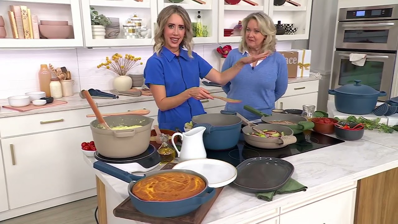 Our Place Home Cook Duo Always Pan & Perfect Pot 2.0 w/ Hot Grips on QVC