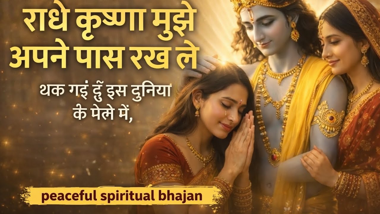 राधे कृष्णा मुझे अपने पास रख ले | थक गई हूँ इस दुनिया के मेले में | Heart Touching Krishna Bhajan