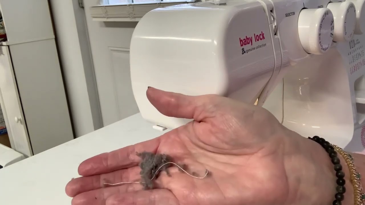 Cleaning and threading a Baby Lock Joy Sewing Machine