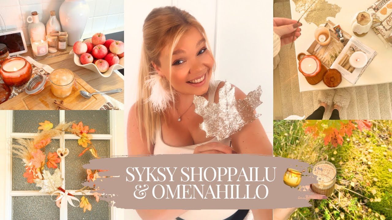 Syksy shoppailua & omenahillo resepti 🍯✨🍂