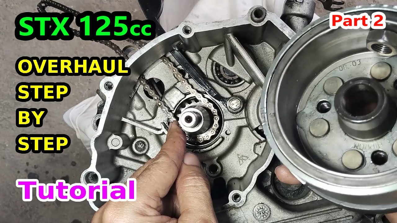 Engine Overhaul 02 - Magneto Side - Yamaha Motorcycle STX 125 Rebuild Refresh Restore #motorcycle