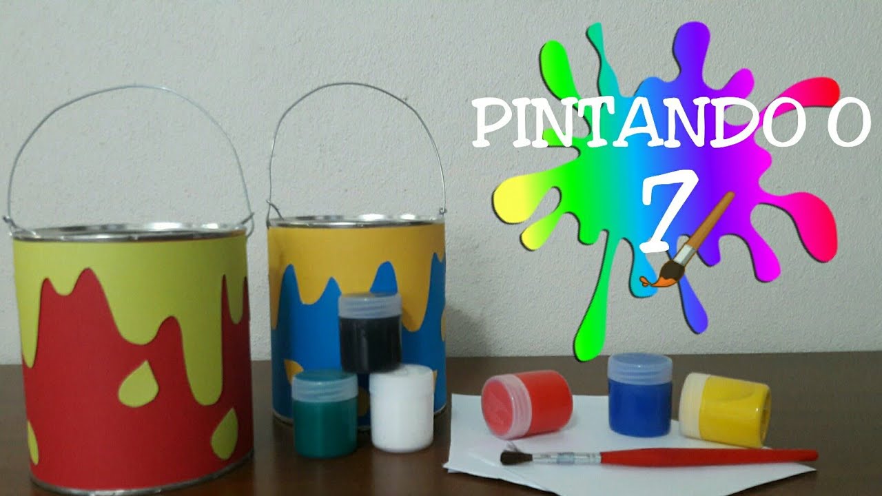PINTANDO O 7 - LEMBRANÇA COM LATA DE LEITE - PASSO A PASSO #TAISATODODIA #29