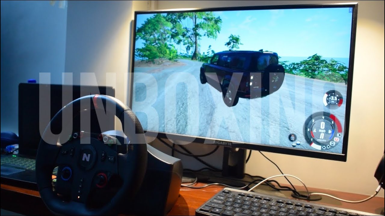 Unboxing NiTHO Drive Pro ONE Gaming Racing Wheel | Realistic Gameplay