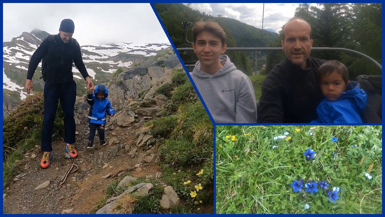 Tour du grand chavalard: 1000m D+ avec mes 2 fils de 2 et 17 ans