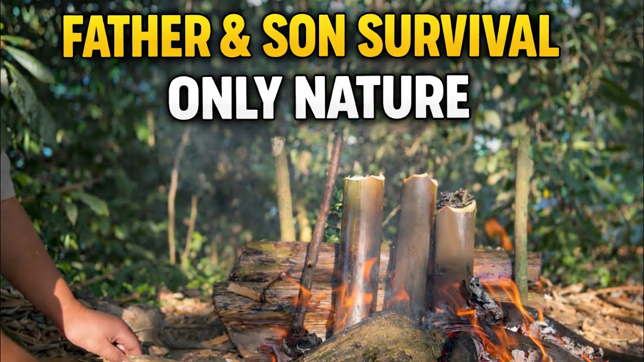 Father & Son Survive With Nothing — Only Nature, Skills, and Trust