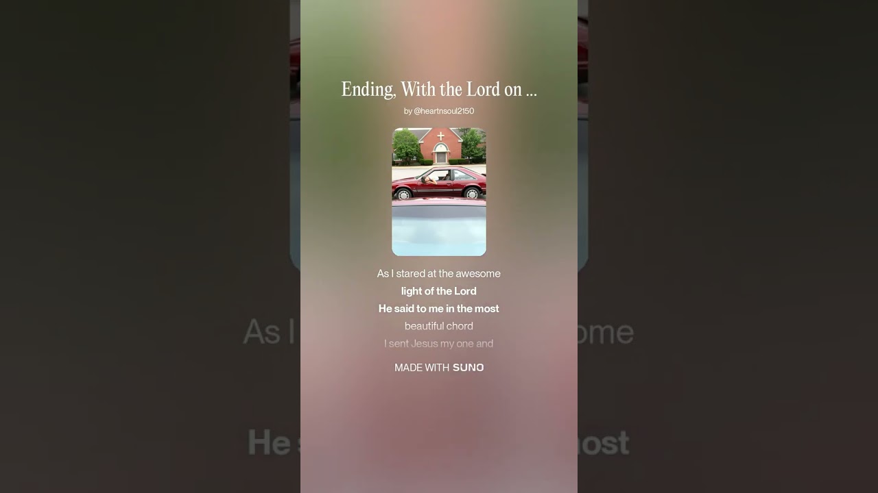 Ending, With the Lord on my Side