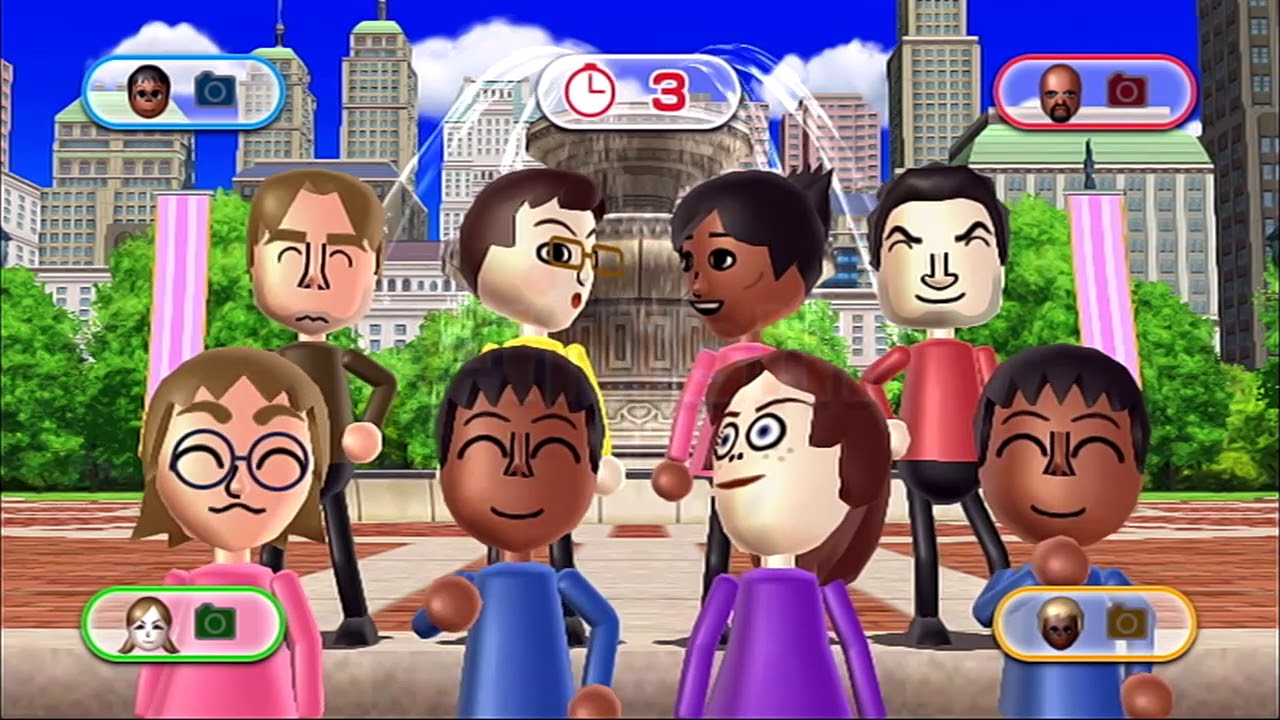 Wii Party - Minigame Mode - Free Play - All 4 Player Minigames