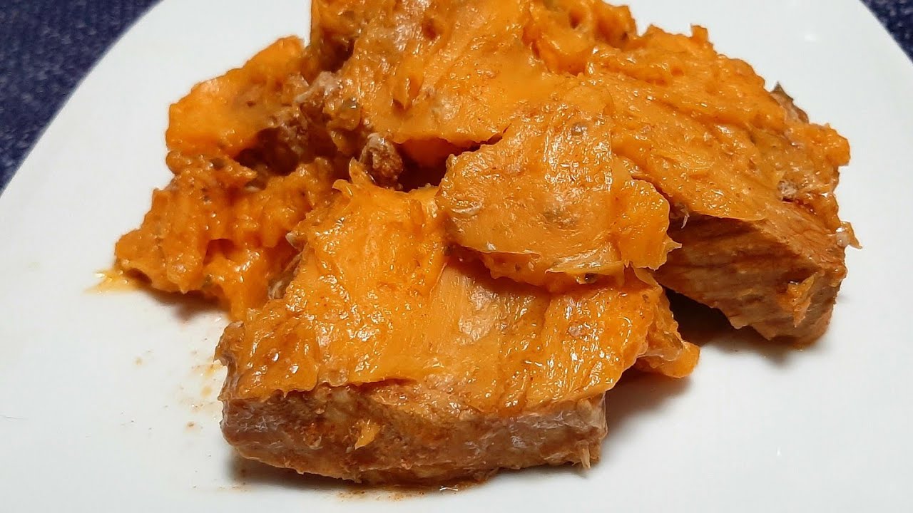 LOMO EN MANTECA COLORÁ - RECETA ANDALUZA EN SÓLO 24 MINUTOS AL MICROONDAS