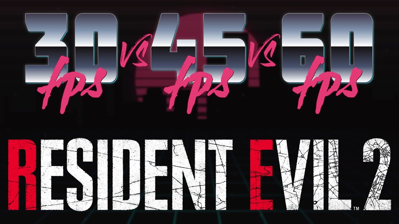 Resident Evil 2 Remake | 30FPS vs 45FPS vs 60FPS