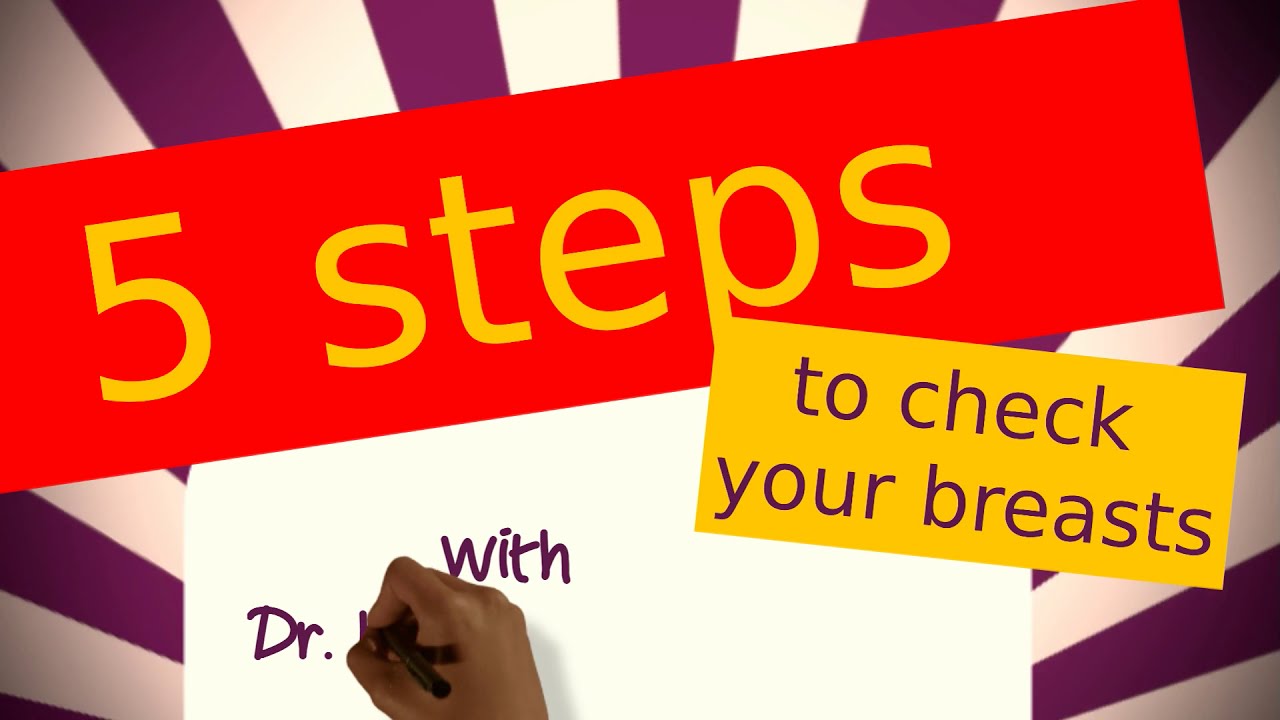 5 steps to check your breasts