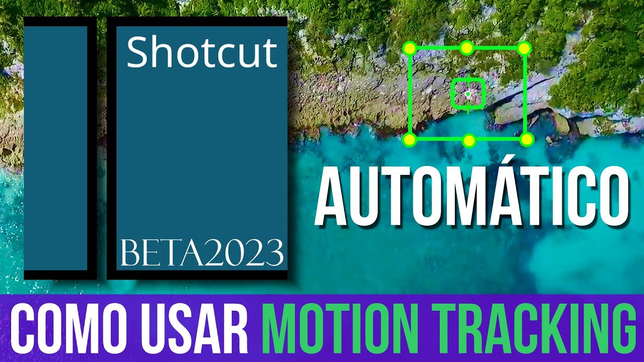 Como fazer TRACK MOTION AUTOMÁTICO de TEXTO no SHOTCUT | VERSÃO BETA 2023 | Maisvideomundo #197