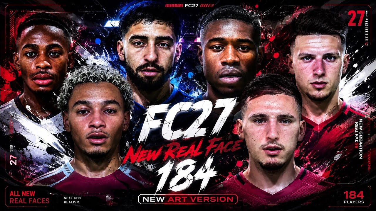 FC27 New Real Face 184 / New Art Version