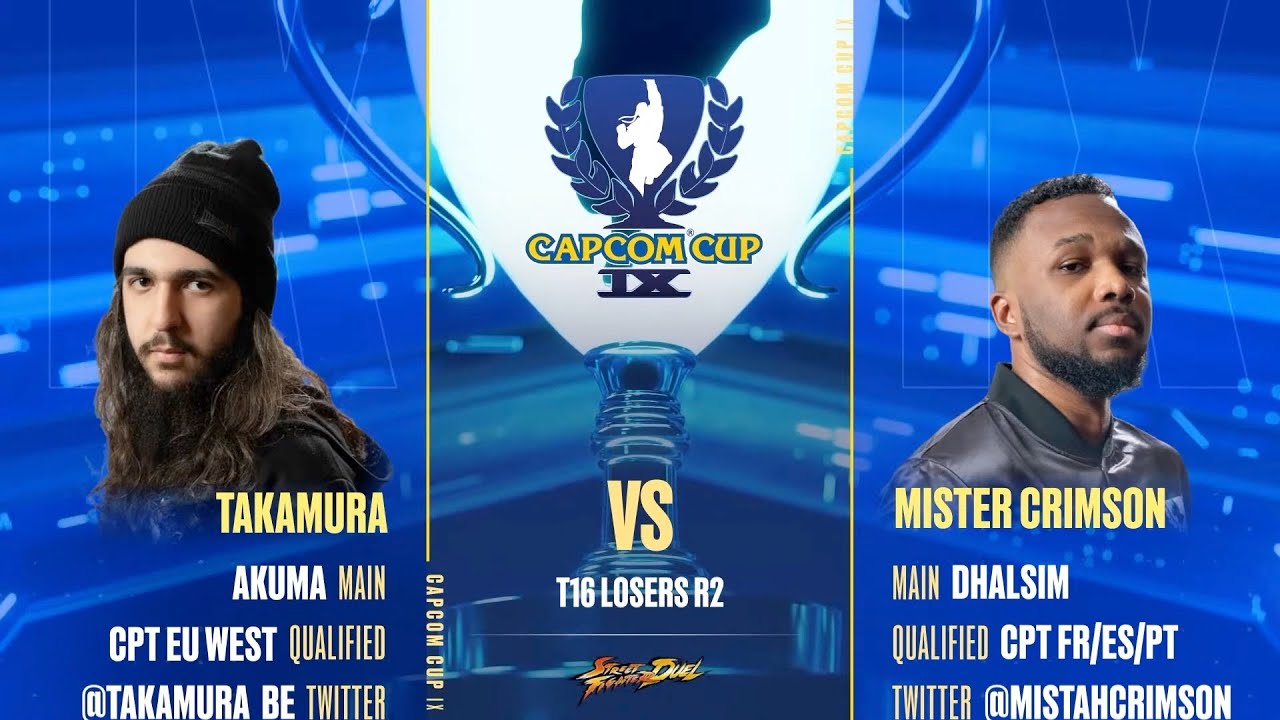 CAPCOM CUP IX SFV - TAKAMURA(AKUMA) VS MISTER_CRIMSON(DHALSIM)  Top 16 - LOSERS BRACKET