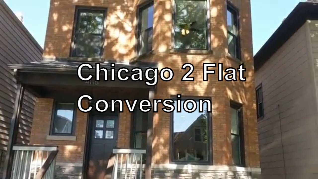 Chicago 2 Flat Converted To Single Family Home From Start To Finish Video